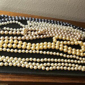 Vintage Pearl Necklaces (Variety)
